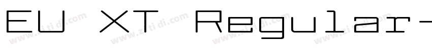 EU XT Regular字体转换